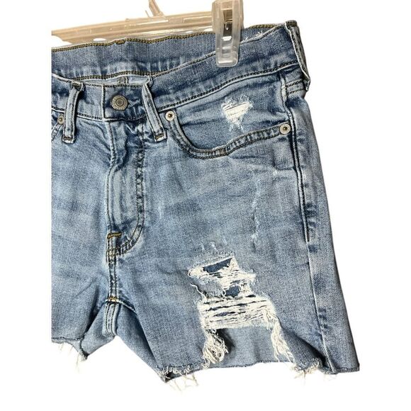 Abercrombie & Fitch Distressed Raw Hem Shorts Size 29 - Picture 3 of 9